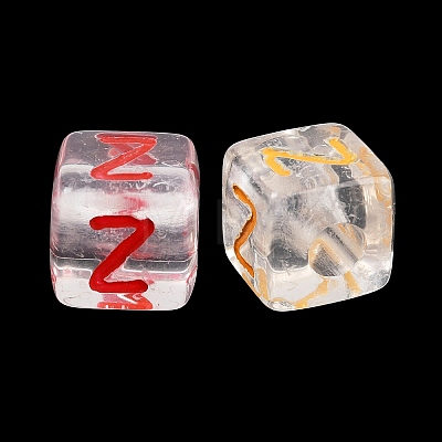 Acrylic European Beads MACR-I042-01Z-1