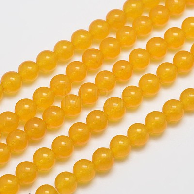 Natural & Dyed Malaysia Jade Bead Strands X-G-A146-8mm-A03-1