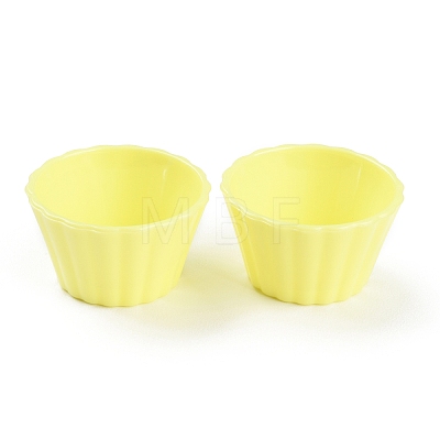 Mini Plastic Simulated Egg Tart Cup LS-DJEW-C005-02F-1
