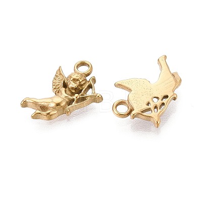304 Stainless Steel Charms STAS-T072-132G-1