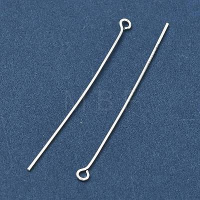 50MM Silver Color Plated Brass Eye Pins X-EPC5.0cm-S-1
