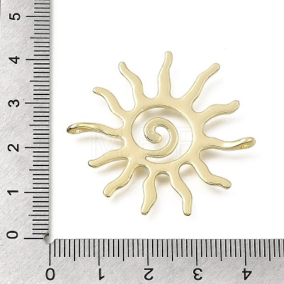 Hammered Alloy Pendants X-PALLOY-B016-03A-G-1