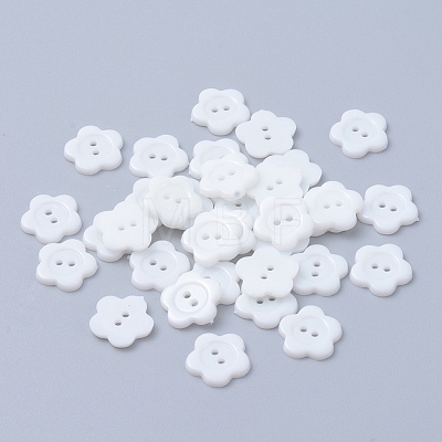 Acrylic Sewing Buttons for Costume Design BUTT-E074-B-10-1