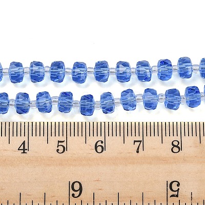 Transparent Glass Beads Strands GLAA-P076-01A-08-1