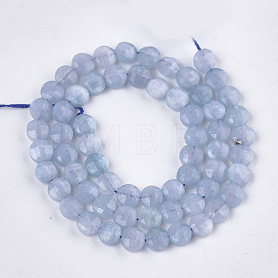 Natural Aquamarine Beads Strands X-G-S354-27-1