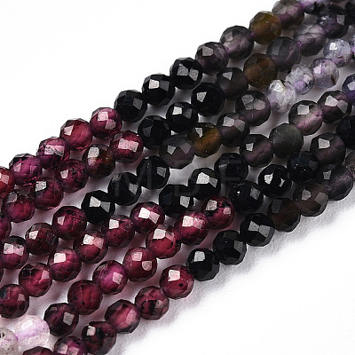 Natural Mixed Gemstone Beads Strands G-D080-A01-03-18-1