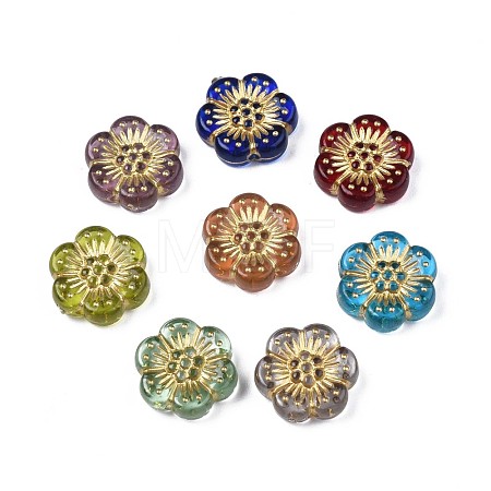 Plating Acrylic Beads X-PACR-N008-013-1