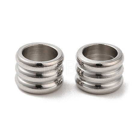 Non-Tarnish 304 Stainless Steel European Beads STAS-H214-04P-1