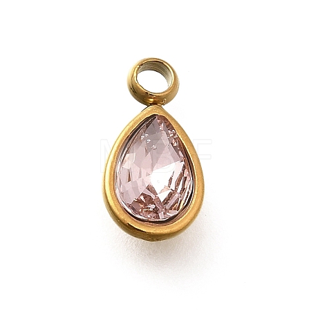304 Stainless Steel Pendants STAS-Q346-04G-03-1