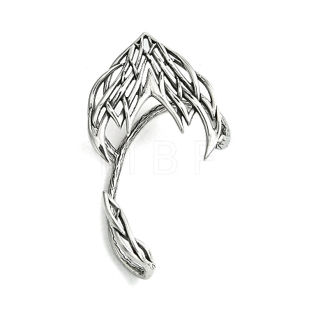 316 Surgical Stainless Steel Cuff Earrings EJEW-E300-05AS-02A-1