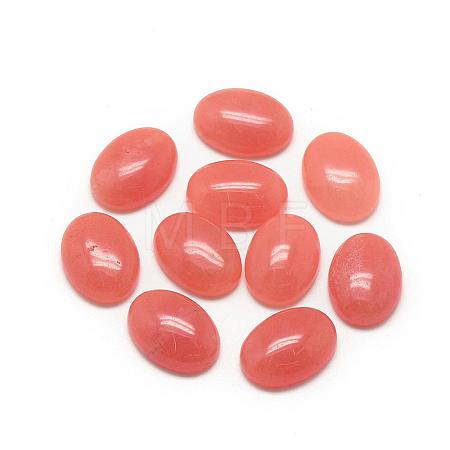 Natural White Jade Cabochons G-R415-13x18-19-1
