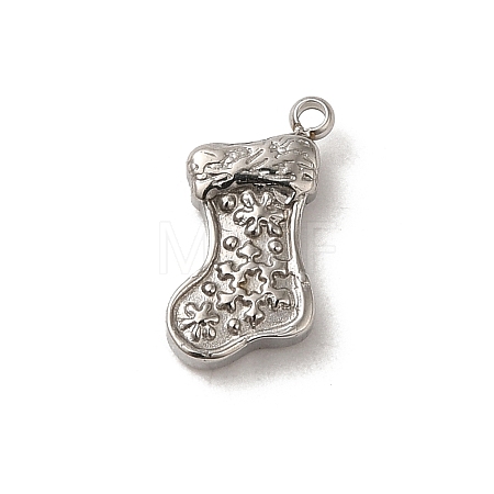 Non-Tarnish 304 Stainless Steel Charms STAS-L022-322P-1