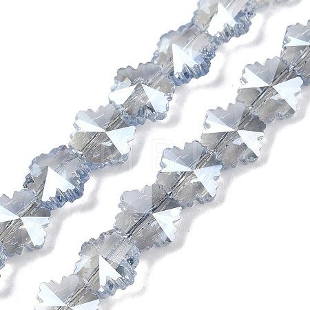 Electroplate Glass Beads Strands EGLA-B011-01A-PL03-1