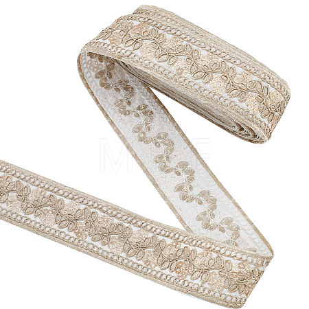 5 Yards Embroidery Polyester Ribbon FABR-FG0001-01-1