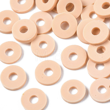 Handmade Polymer Clay Beads CLAY-R067-6.0mm-B47-1