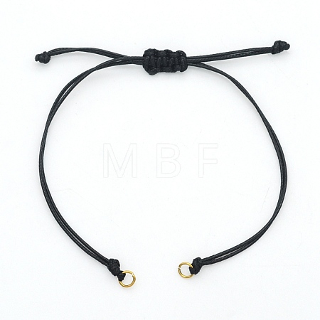 Braided Waxed Cord for DIY Bracelet Making STAS-N090-JA709-2-1