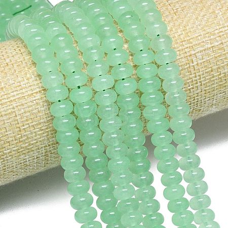 Natural Malaysia Jade Beads Strands G-B165-G01-5x8mm-06-1