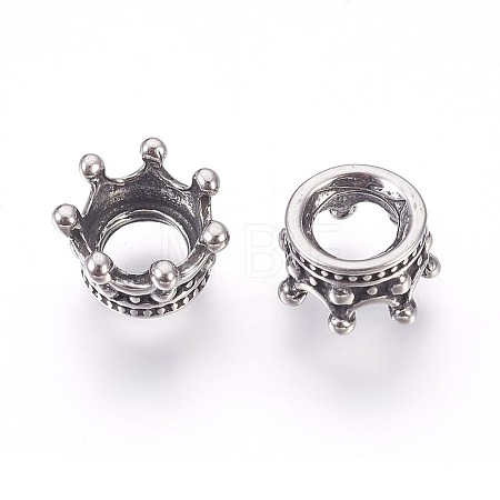 316 Surgical Stainless Steel European Beads STAS-F195-073AS-1