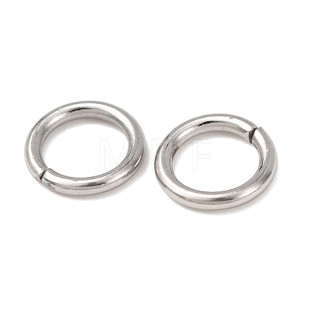 Tarnish Resistant 304 Stainless Steel Open Jump Rings X-STAS-Q186-02-8x1.2mm-1