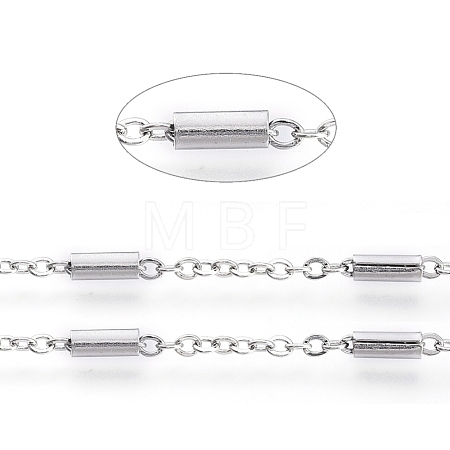 Tarnish Resistant 304 Stainless Steel Cable Chains CHS-D029-01P-1