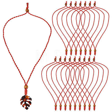 Adjustable Waxed Polyester Cord Necklace Making NJEW-TAC0029-1