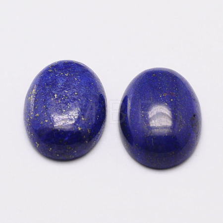 Dyed Oval Natural Lapis Lazuli Cabochons X-G-K020-18x13mm-02-1