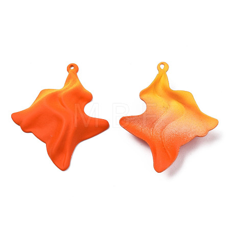 Spray Painted Iron Pendants IFIN-N008-028C-1