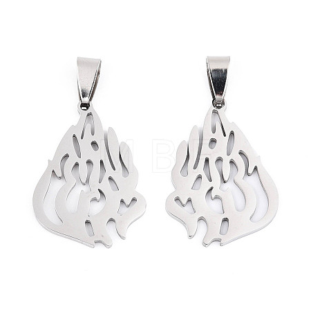 201 Stainless Steel Pendants STAS-T073-32P-1