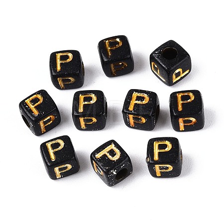 Opaque Acrylic Beads SACR-T035-20P-1