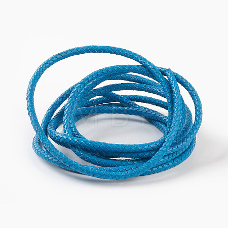 Braided Leather Cord with Core WL-F009-B11-6mm-1