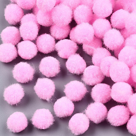DIY Doll Craft Pom Pom Yarn Pom Pom Balls AJEW-S006-10mm-17-1