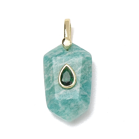 Natural Amazonite Pendants GG-CBA5FCC-01G-01-1