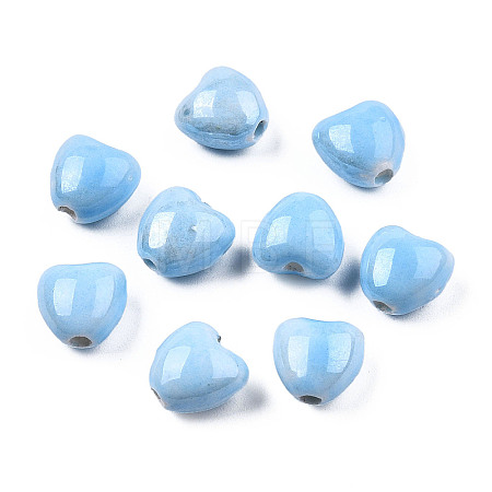 Glazed Porcelain Beads PORC-T007-21-07-1