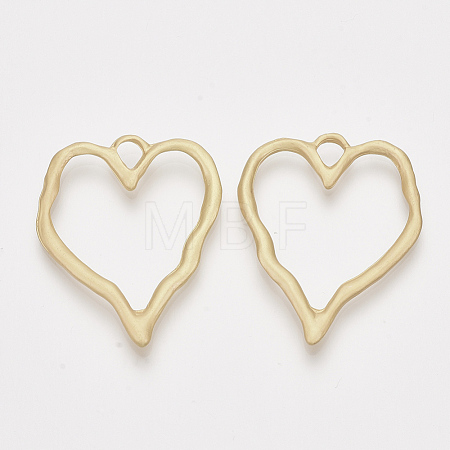 Alloy Open Back Bezel Pendants X-PALLOY-S121-93-1