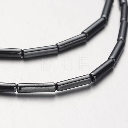 Non-magnetic Synthetic Hematite Bead Strands X-G-F300-37B-09-1
