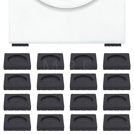 Rubber Anti-slip and Shock-Absorbing Foot Pads for Washing Machines AJEW-WH0696-615-1