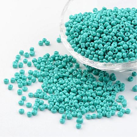 8/0 3mm Baking Paint Glass Seed Beads X-SEED-S002-K10-1