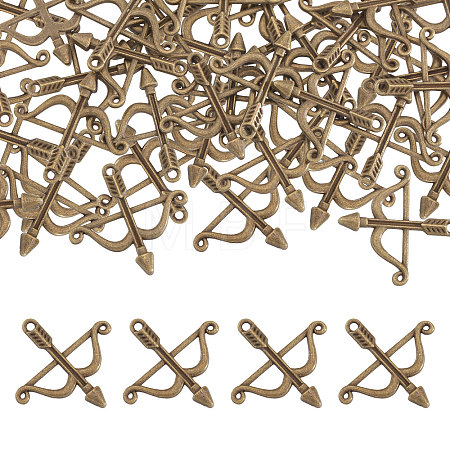 100Pcs Tibetan Style Alloy Pendants FIND-CA0010-59AB-1