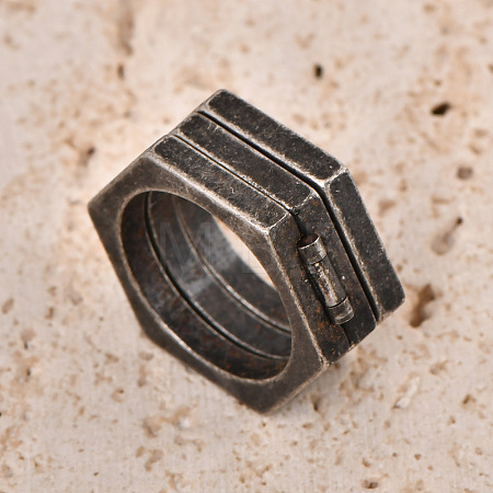 304 Stainless Steel Folding Finger Rings for Men WG34ADE-08-1