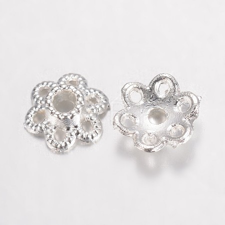 Alloy Fancy Bead Caps X-PALLOY-D348-42S-1