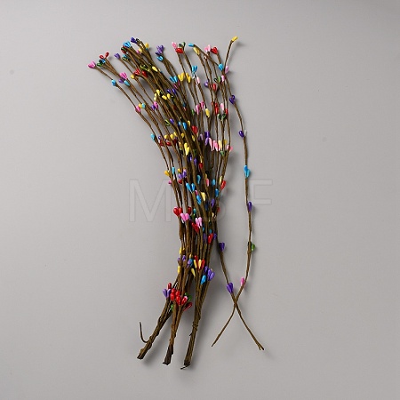 Iron Artificial Rattan DIY-WH0899-867A-1