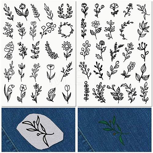 PVA Water-soluble Embroidery Aid Drawing Sketch DIY-WH0514-003-1