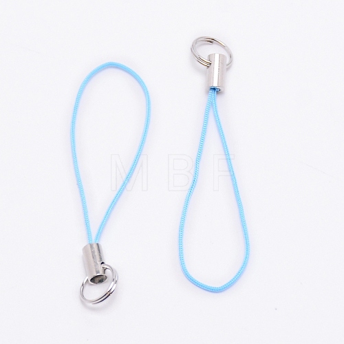 Polyester Cord Mobile Straps MOBA-WH0006-02-1