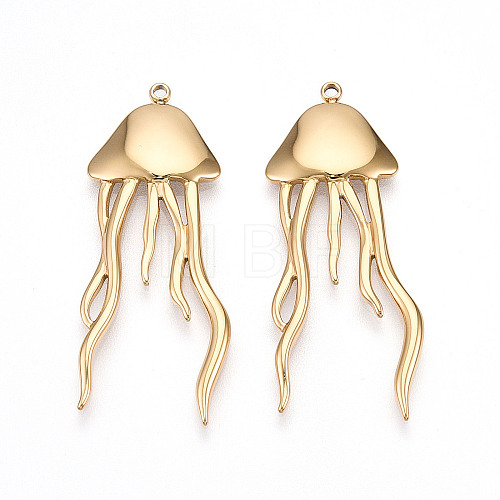 304 Stainless Steel Pendants STAS-T064-63G-1