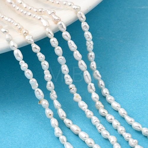 Natural Cultured Freshwater Pearl Beads Strands PEAR-I007-01J-01A-1