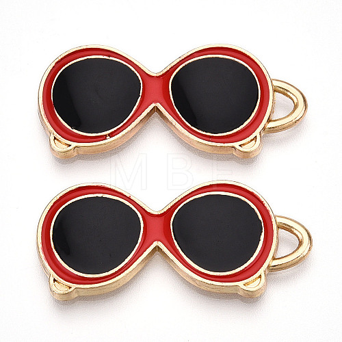 Alloy Enamel Pendants ENAM-T022-19D-1