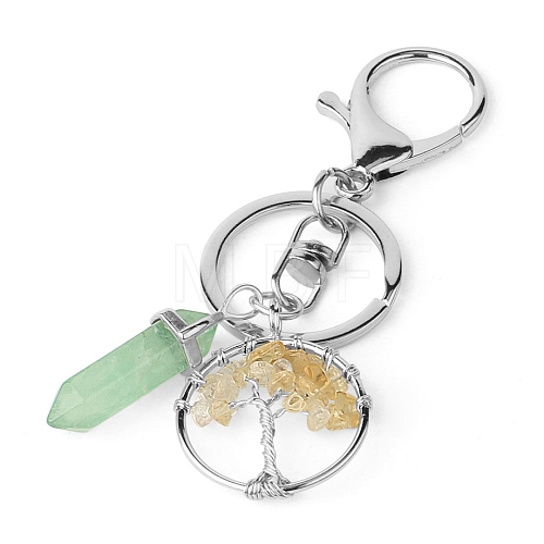 Citrine Keychains PW-WGBF370-06-1