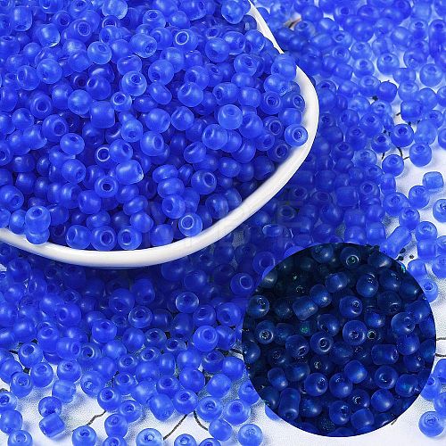 6/0 Luminous Glass Seed Beads SEED-NH0001-01J-1