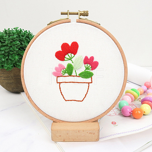 DIY Embroidery Starter Kits DIY-P077-110-1