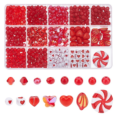 627pcs DIY Beads Jewelry Making Finding Kits DIY-HY0001-25-1